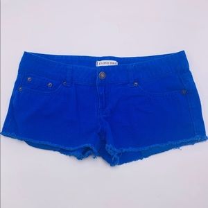 EUC I Love H81 (Hollister) Frayed Blue Jean Shorts